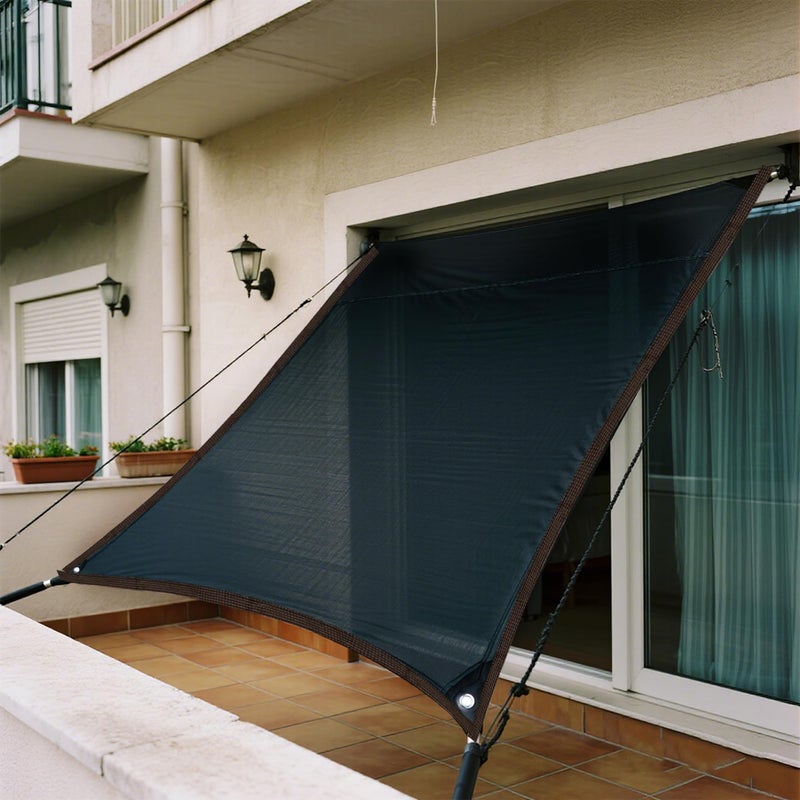 winemana 40% Black Shade Cloth, 10 x 20 FT Durable Mesh Tarp with Grommets, Resistant Garden Sun Shade Netting, Shading Antifreezing for Pergola, Greenhouse, Plants Growing, Chicken Coop - Image 5